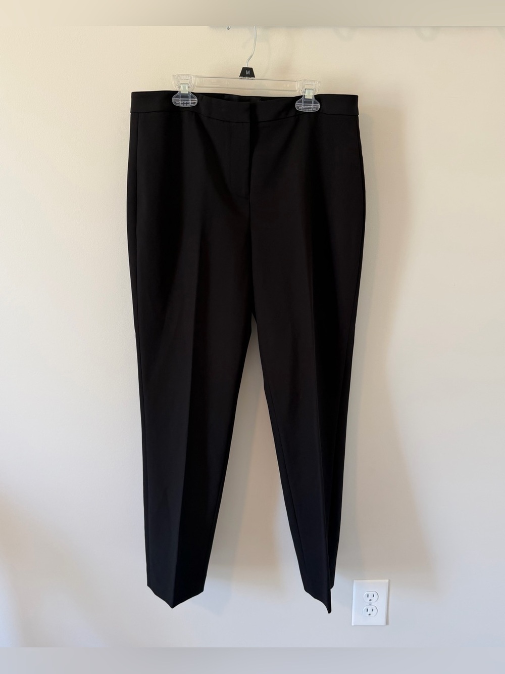 Kobi Halperin Pleated Trouser Dress Pants Straight Leg Black Size 6